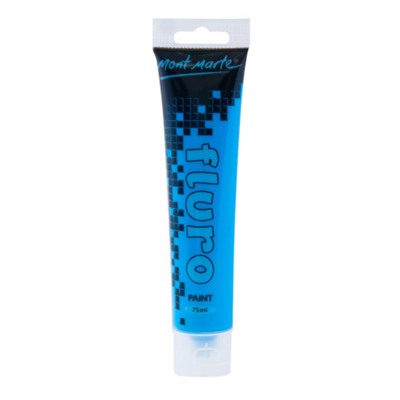 Краска акриловая флуоресцентная Синий 75 мл / PMFL0001 /уп 96/Blue