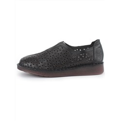 03-5003-1 BLACK Полуботинки женские летние (натуральная кожа)
