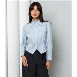 Рубашка #КТ802 (12), голубой