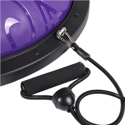 Полусфера балансировочная BOSU 58см Woohooo Curls эспандер, насос/ фиолетовый/ B58Cu-V/уп 5/