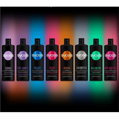 Шампунь Sуоss Cоlоr с экстарктoм японской камeлии 500ml