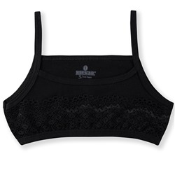 4490-02 Топ для девочки черный (BAYKAR)