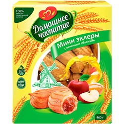 «Домашнее чаепитие», мини эклеры с печёными яблоками, 460 г