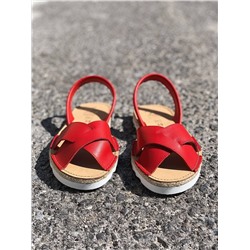 Босоножки от испанского производителья Ab.Zapatos Cruz-Yute rojo АКЦИЯ