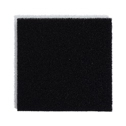 Губка прямоугольная, крупнопористая 10 PPI, лист 50×50×10 см, черный