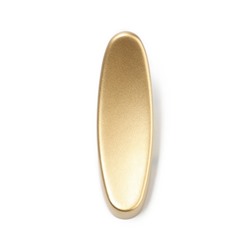 Крючок мебельный CAPPIO PLATE, однорожковый, цвет матовое золото