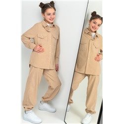 Вельветовый костюм для девочки Happyfox