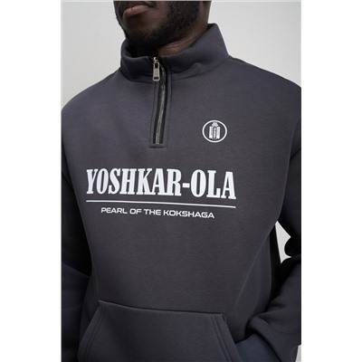 Мужской трикотажный костюм c начесом "Yoshkar-Ola" серый