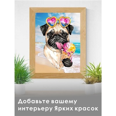 Алмазная мозаика «Ванильное лето», 15 × 20 см