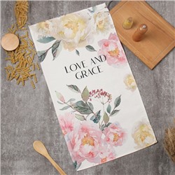 Полотенце кухонное «Этель. Весна», белое, 40×73 см