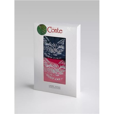 CONTE ELEGANT (2 пары) Носки женские хлопковые