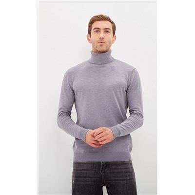 Водолазка F021-15608 grey melange