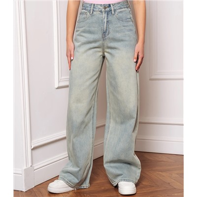 Джинсы #КТ8733, голубой