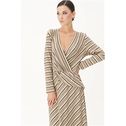 Платье 4890 бежевый