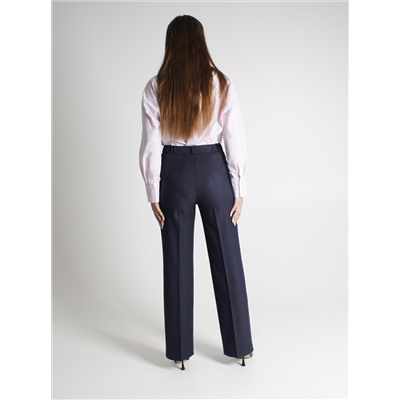 Женские брюки весна-осень Брюки трубы костюмная клетка