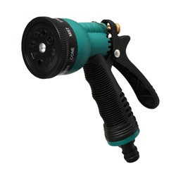 Пистолет для полива, 8 режимов, быстросъёмное соединение, pp−пластик, Greengo