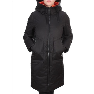 GWD21336P BLACK Пальто зимнее женское PURELIFE (200 гр. холлофайбер)