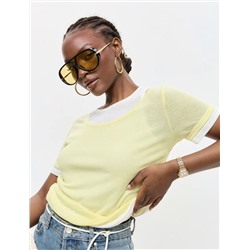 Футболка с имитацией майки