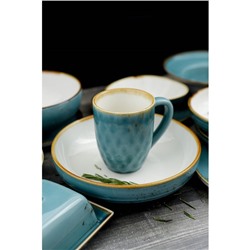 Кружка Magistro «Церера», 400 мл, фарфор, голубая