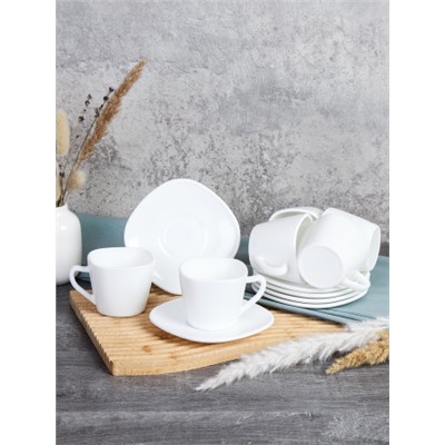 Кофейный набор 12 предметов 100 мл / SP85/P45 (white) /уп12/