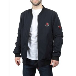 EM25056-2 DARK BLUE Куртка-бомбер мужская демисезонная (100 гр. синтепон)