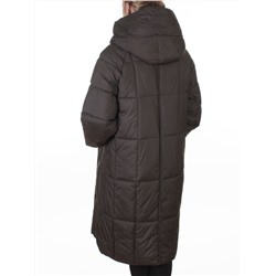 8892 DK. BROWN Пальто зимнее женское (200 гр. холлофайбер)