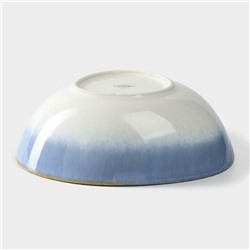 Салатник Magistro «Пэвэти», 400 мл, d=15.3 см, фарфор, белый, голубой