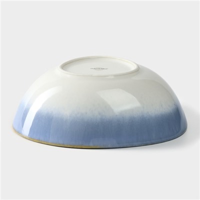 Салатник Magistro «Пэвэти», 400 мл, d=15.3 см, фарфор, белый, голубой