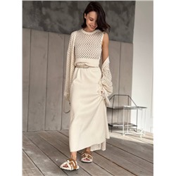 Юбка J’ADORE, Светлый беж