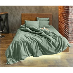 Постельное белье из вареного хлопка ХВ-003 хвойный меланж