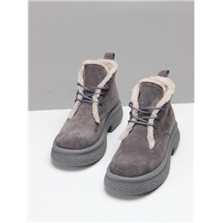 Ботинки ED'ART 308.агата gr. серый замок замша