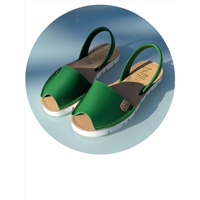 Босоножки-Абаркасы из натуральной кожи от AB.Zapatos · 3202 encina АКЦИЯ