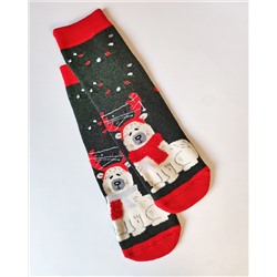 Носки НГ р.35-40 "New Year's magic" Медведь