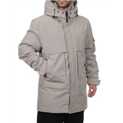 8896 BEIGE Куртка мужская зимняя облегченная (130 гр. холлофайбер)
