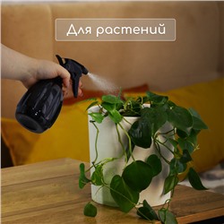 Пульверизатор, 0.55 л, h=19.5 см, чёрный перламутр, Greengo