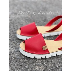 AB.Zapatos · 3202 rojo+AB.Z PELLE JOLI (390) blanco