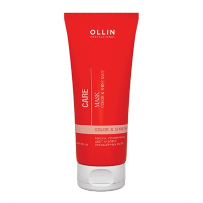 Ollin Маска цвет и блеск окрашенных волос / Care Color And Shine Save Mask, 200 мл