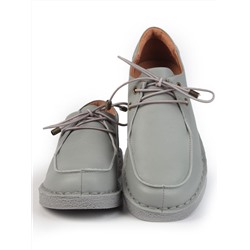 01-D7583-2 GRAY Ботинки демисезонные женские (натуральная кожа)
