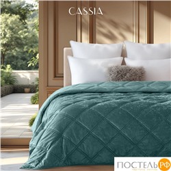CASSIA СЕЛИН изумрудн. Покрывало 240х260, 1 пр., 100% полиэстер