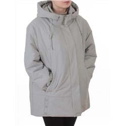 B-552 LT. GREY Куртка демисезонная женская (100 гр. холлофайбер)