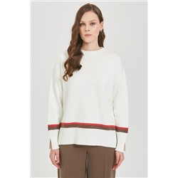 Джемпер вязаный с длинными рукавами