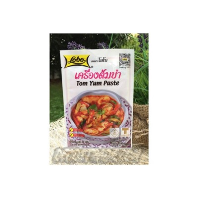 Паста Том Ям для тайского супа от Lobo, Tom yum paste, 30 гр