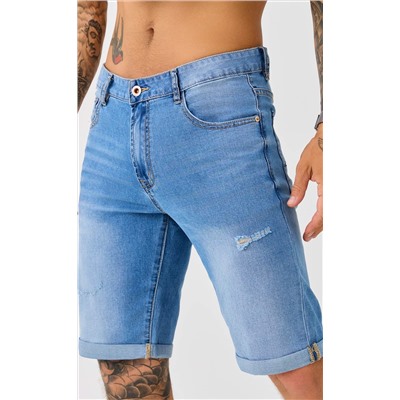 Шорты джинс FA211-0972 l.blue