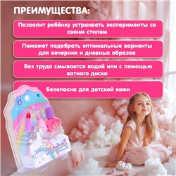 Набор детской косметики для девочек с лаком и помадами