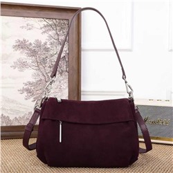 Женская сумка, замша, MIRONPAN  25052 Бордовый