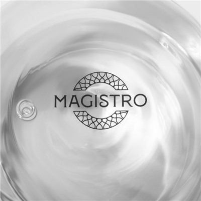 Кружка с двойными стенками Magistro «Адель», 300 мл, стекло