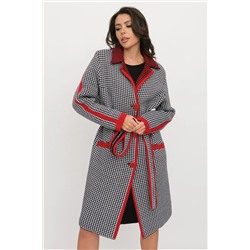 Кардиган Д 2867/черно-красный