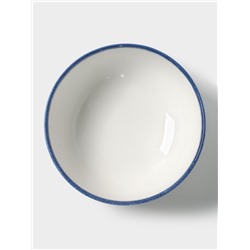 Салатник Magistro Blue Lagoon, 700 мл, 14.6×6.7 см, фарфор, белый