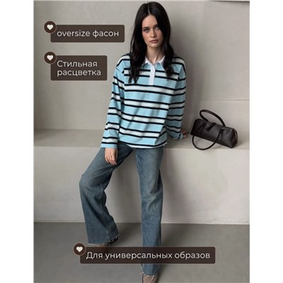 Лонгслив OVER SIZE (плотный хлопок)
