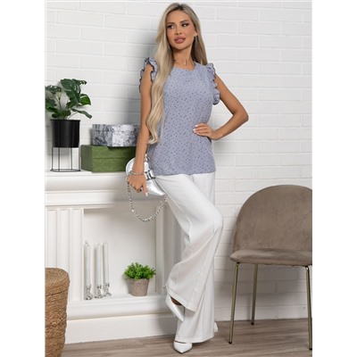 Блуза Карлотта (серая) Б15403-50М